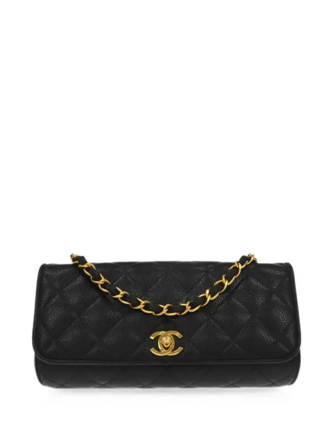 CHANEL Pre-Owned 1995 quilted Caviar leather shoulder bag Black 187450