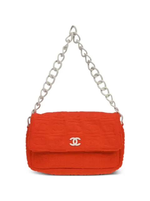 CHANEL Pre-Owned 2002 Sport Line CC handbag Orange 187290