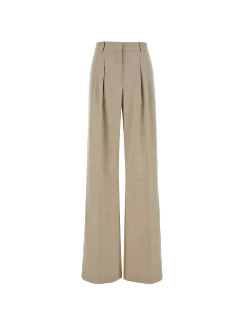 THE ANDAMANE Nathalie wide-leg trousers Neutrals T190409ATNP246