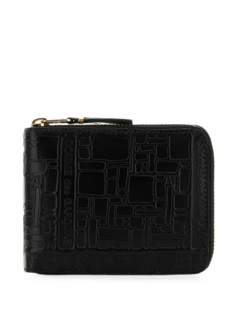 Comme des Garçons Homme logo-embossed leather wallet Black SA7100EL