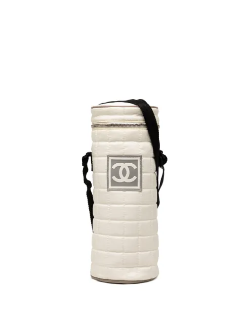 CHANEL Pre-Owned 2000-2002 Quilted Sport Line Bottle Holder crossbody bag White NG5DFGL6VFOXEDOW