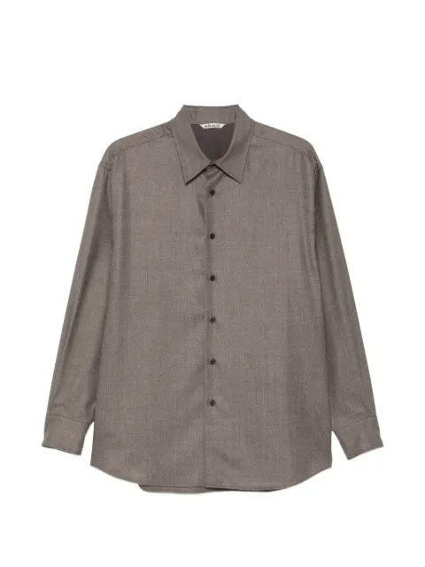 Auralee light wool shirt Brown A26AS02OS