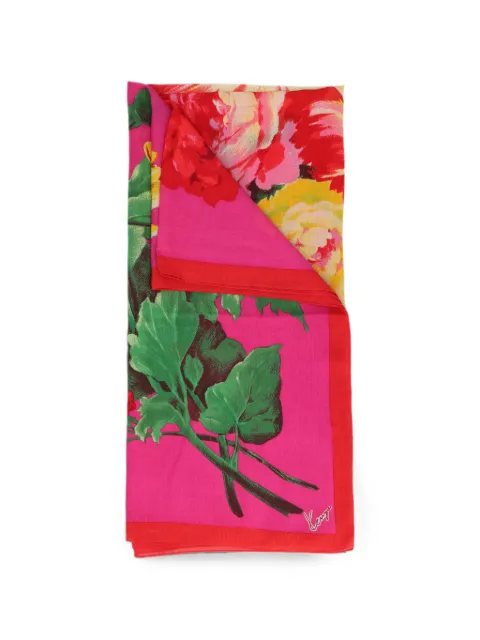 Kenzo Pre-Owned floral-print scarf Pink W2752662