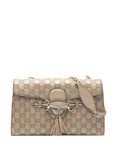 Gucci Pre-Owned 2016-2026 Guccissima Emily shoulder bag Gold DSH3NLCMWATKQBK4