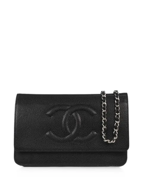 CHANEL Pre-Owned 2011 Timeless CC leather shoulder bag Black 187366