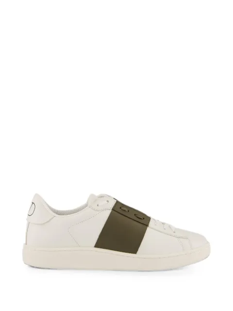 Valentino Garavani VLogo Signature panelled leather sneakers White 9Y2S0N84BYA