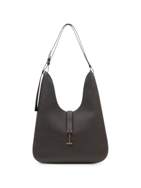 TOM FORD T-clasp leather tote bag Black L1945LCL615V