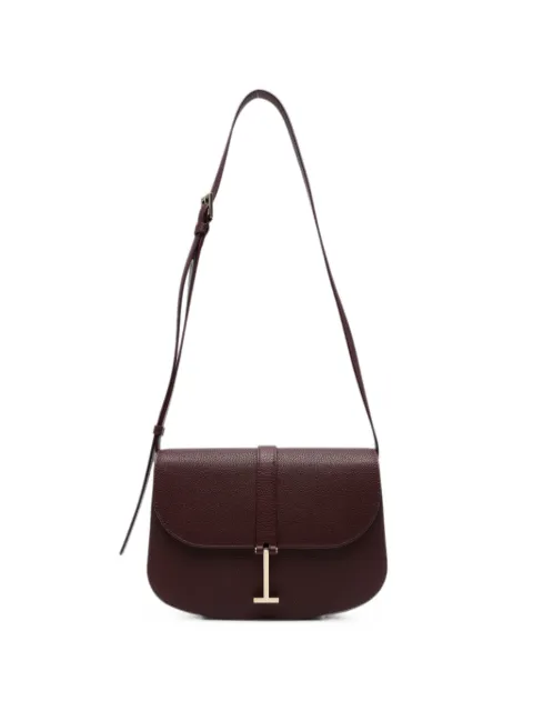 TOM FORD T-clasp grained leather shoulder bag Red L1942LCL615V