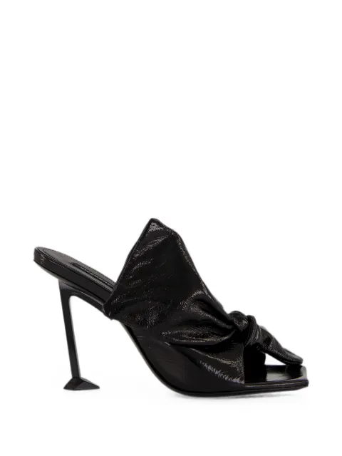 Givenchy Boudoir knotted leather sandals Black BE30CWE2JG