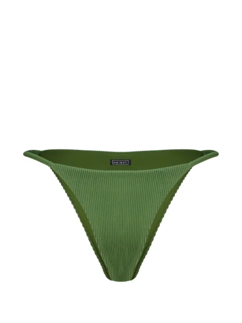 Haight ribbed-knit bikini bottoms Green 01040909