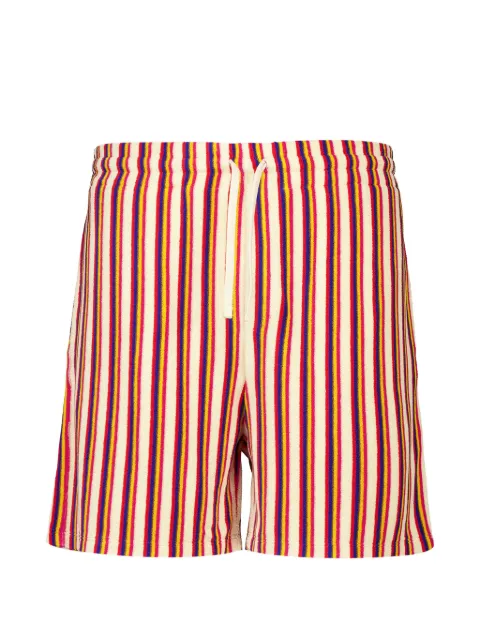 Valentino Garavani VLogo striped shorts Orange 9V3MD01NBMH