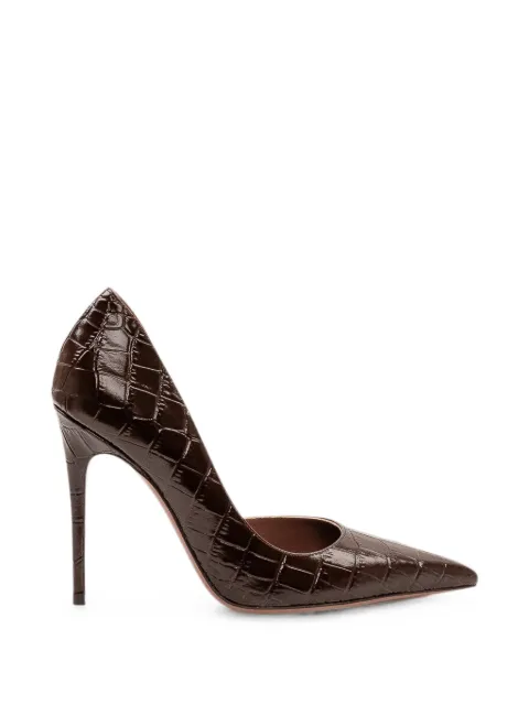 Paris Texas croc-effect d'Orsay pumps Brown PX1854XCOCO
