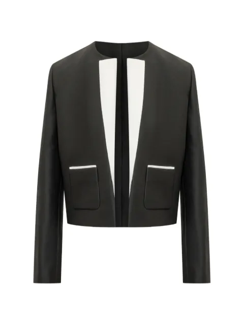 TOM FORD slim-fit cropped jacket Black GI3111FAX1666