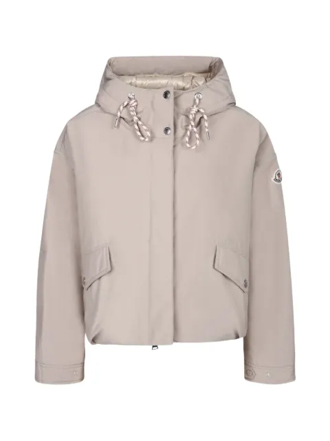 Moncler Eucalyptus hooded flap-pocket jacket Neutrals L10931A000185994N