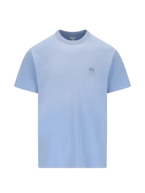 LOEWE Anagram-embroidered T-shirt Blue H526Y22XDP
