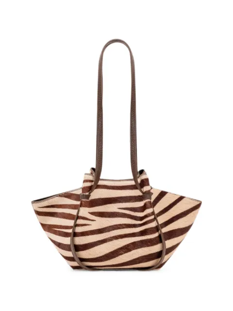 Yuzefi Mochi zebra-print shoulder bag Neutrals MOCHIPONY