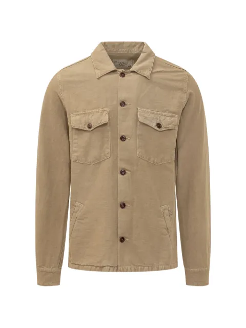 BL'KER flap-pocket shirt Neutrals BLKMPE266510