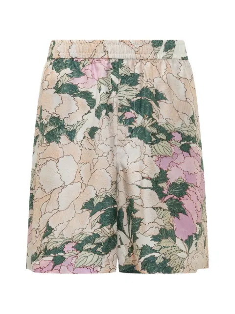 Givenchy floral-print silk shorts Neutrals BM51MT1YMH