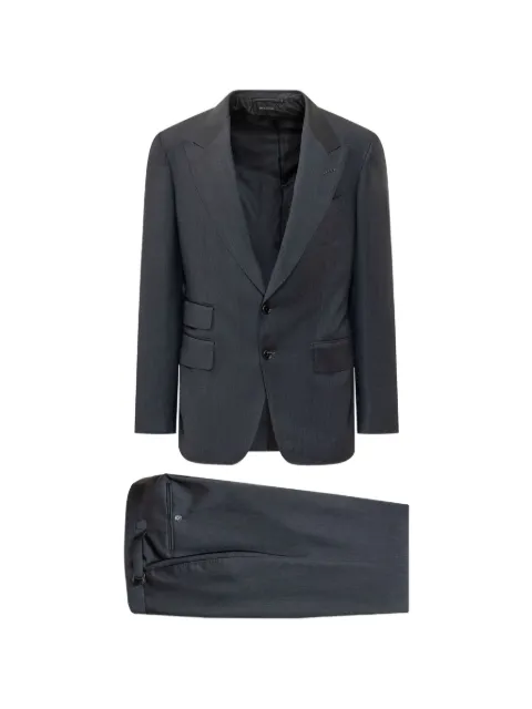 TOM FORD Shelton peak-lapel suit Blue 2LSP01W0142