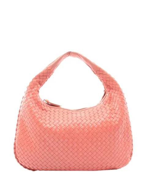 Bottega Veneta Pre-Owned 2012-2026 Small Nappa Intrecciato Veneta hobo bag Pink HXNSCY70CJY4Y7GQ