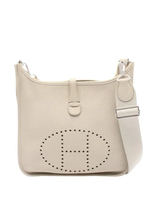 Hermès Pre-Owned 2019 Clemence Evelyne III PM crossbody bag Neutrals 4Z5IMEAWPD2NOG1I