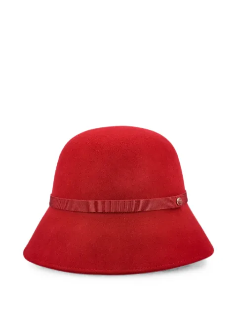 Valentino Garavani VLogo Signature cloche hat Red 9W2HGA47XPB3GD