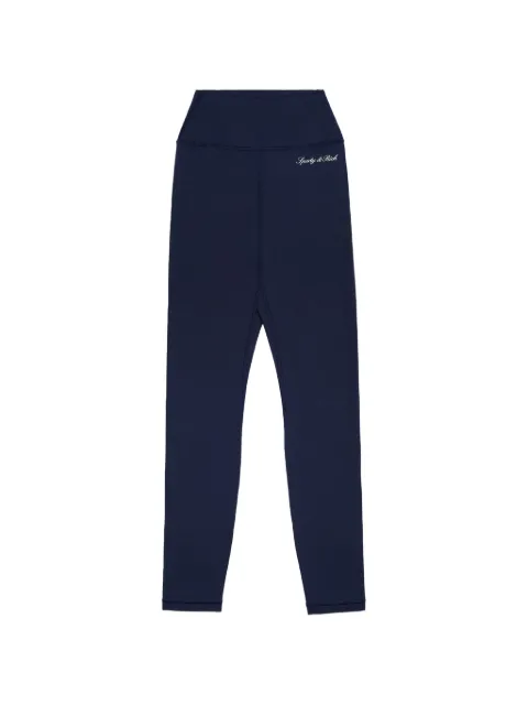 Sporty & Rich Signature Logo leggings Blue PA00275326BL106