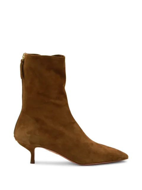 Aquazzura pointed-toe boots Brown MNRMIDB0SUECHT
