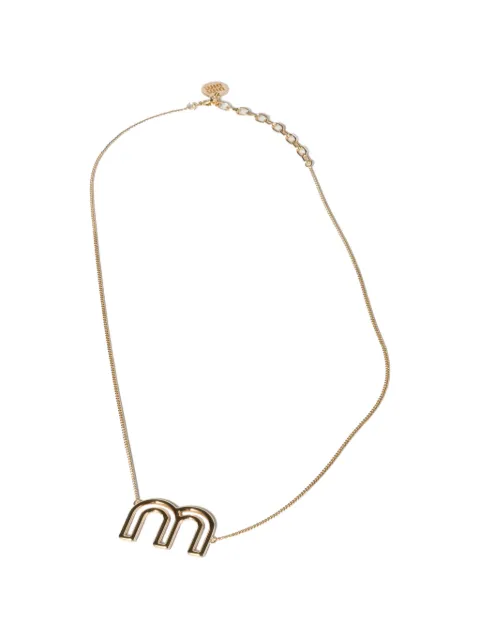 Miu Miu metal necklace Gold 5IC3542G9SF0056