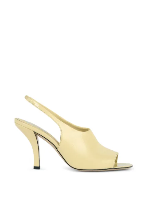 TOTEME Contour slingback mules Yellow 263WAS0321LE0215