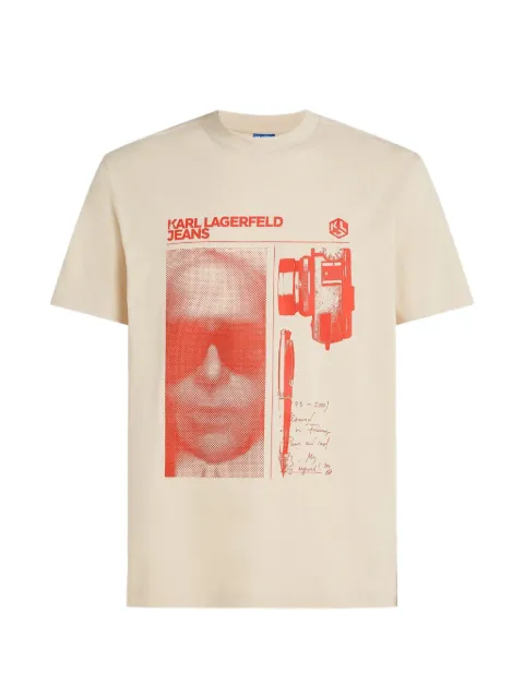 Karl Lagerfeld Jeans Graphic Karl T-shirt Neutrals B2M170671EY