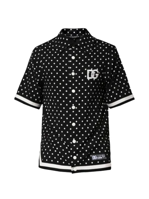 Dolce & Gabbana polka-dot bandana-print sweater Black G5JX9Z