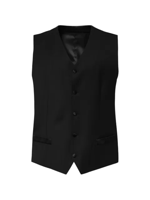 Dolce & Gabbana button-up wool waistcoat Black TSH90803