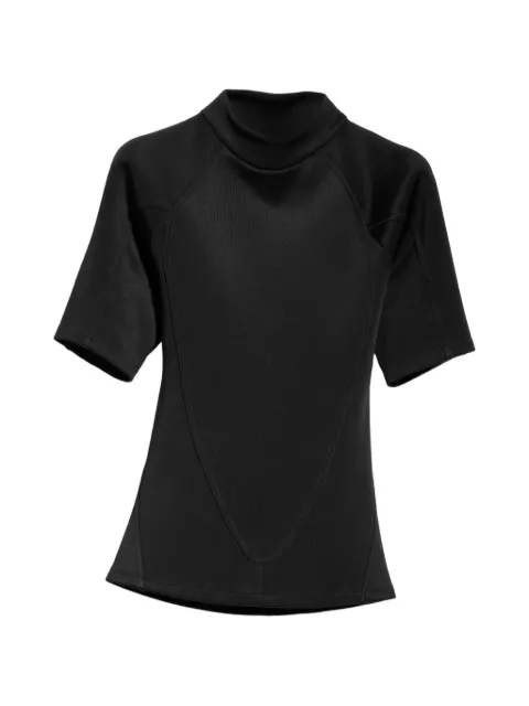 Gucci high-neck panelled T-shirt Black 874998XJH0P