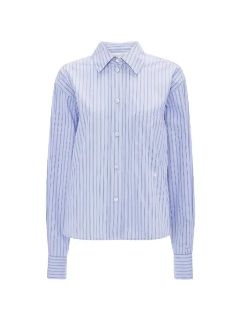 Victoria Beckham Ellys striped cotton shirt Blue 1326WSH007474G