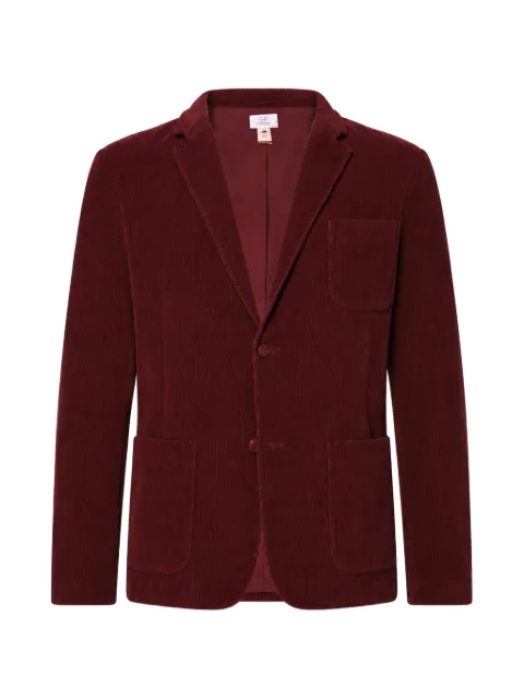 Gianfranco Ferré corduroy notch-lapel blazer Red JKT41314