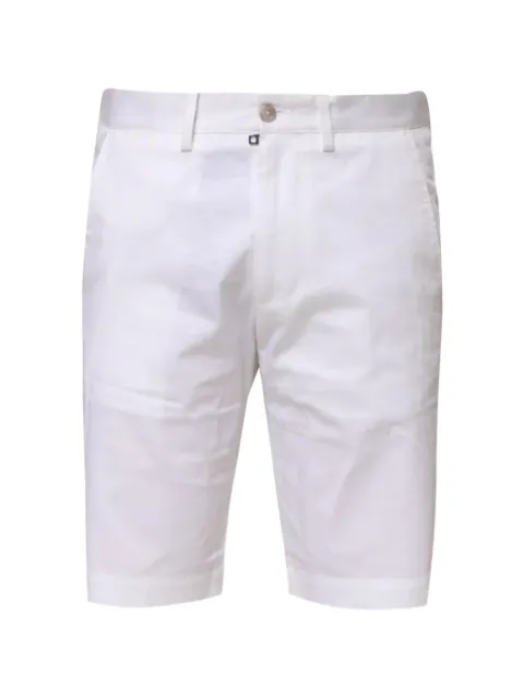 Dolce & Gabbana logo-patch denim shorts White GY6GMT