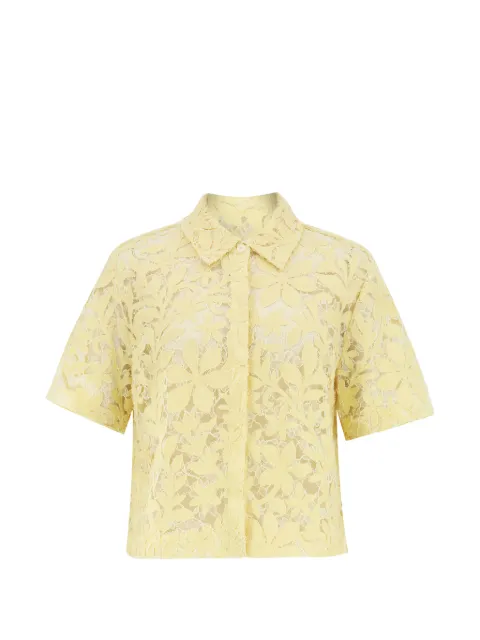 SIMKHAI Annaelle lace shirt Yellow 3262002FL