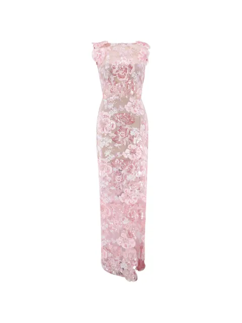 Bronx and Banco Ellie sequin-embellished maxi dress Pink BB26S210BL