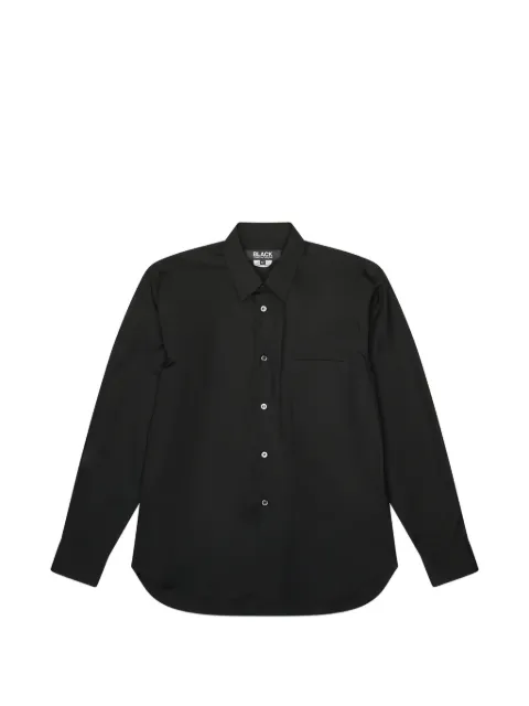 Comme Des Garçons patch-pocket shirt Black 1PB012