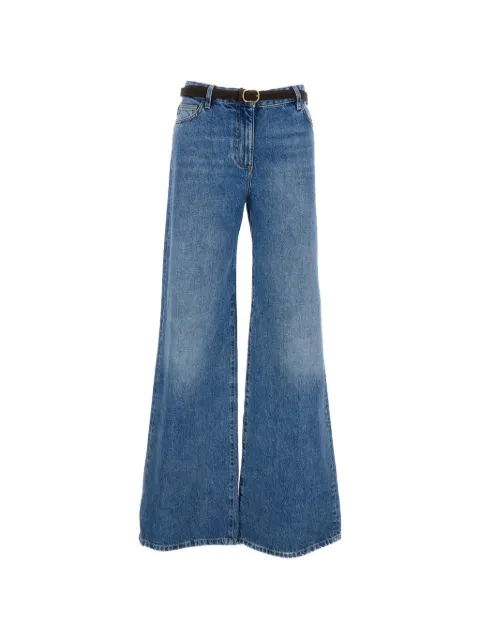 Elisabetta Franchi belted wide-leg jeans Blue PJ20N66E2