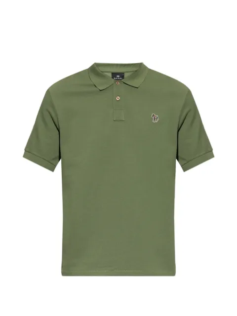 PS Paul Smith Zebra-patch polo shirt Green M2R183KZW20067