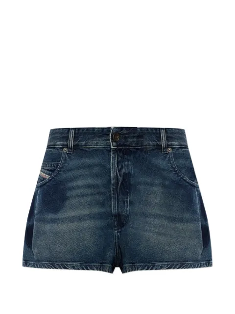 Diesel whiskering-effect denim shorts Blue A241950IFBR