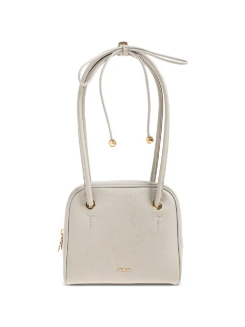 Furla Poppy grained-leather shoulder bag Grey WB02064BX4573