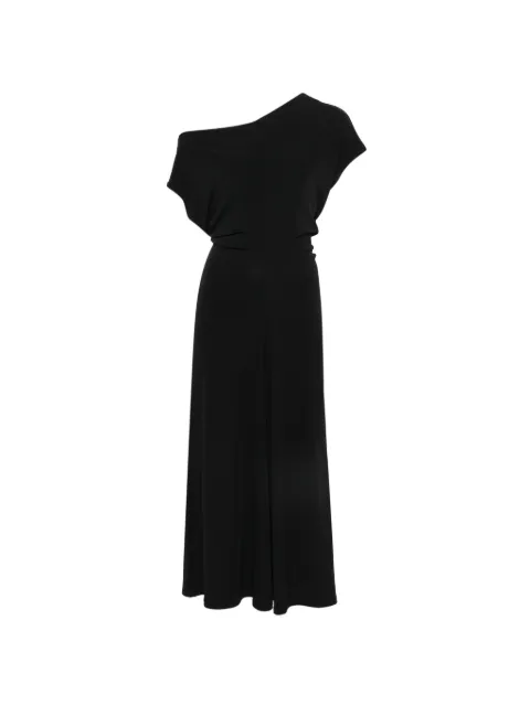 Vince draped-design midi dress Black V186284962