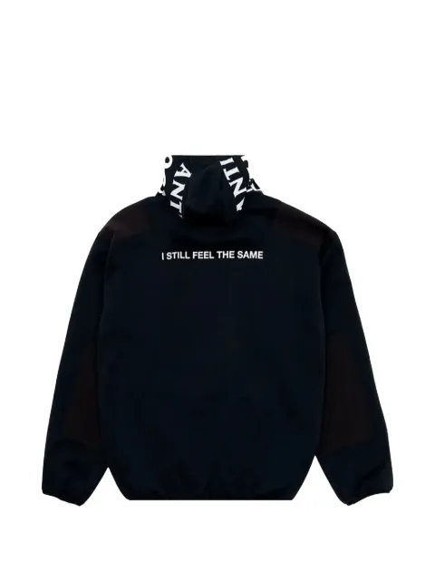 Anti Social Social Club logo-print zip-up hoodie Black ASSCFW2531