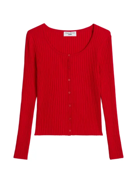 Marc O'Polo ribbed-knit cardigan Red 5000009610