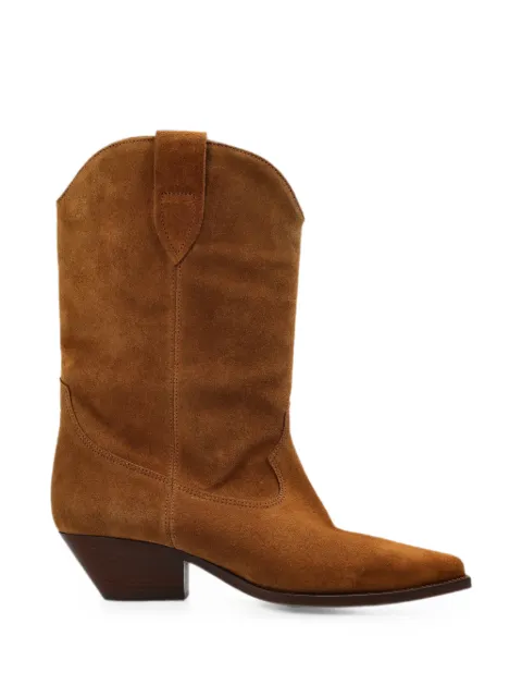 ISABEL MARANT suede western-style boots Brown BO0003FAA1A03S