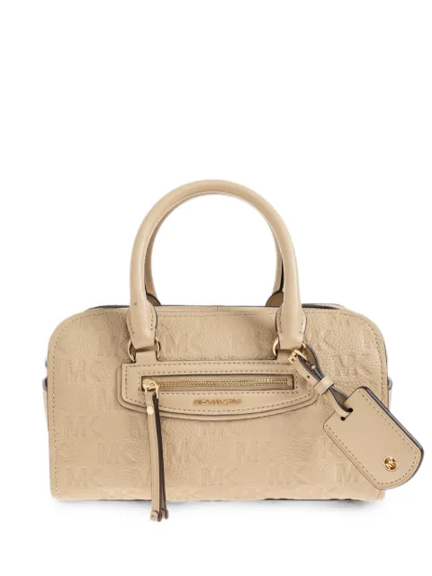 Michael Michael Kors Jet Set Travel logo-embossed leather tote bag Neutrals 32S6GTVC0L0