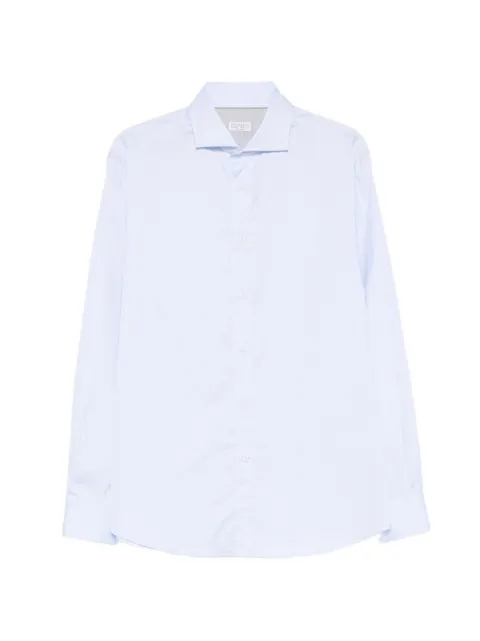 Brunello Cucinelli long-sleeve shirt Blue MBUC40627C735